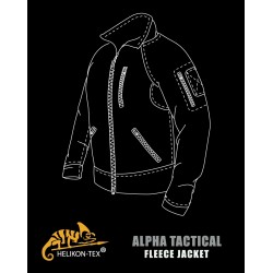 Кофта флисовая Alpha Tactical Olive Green | Helikon- Tex