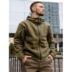 Кофта флисовая Patriot Olive Green | Helikon-Tex
