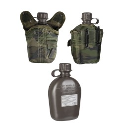 Фляга US Field 1L Woodland | Mil-tec