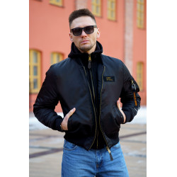 Куртка Бомбер D-tec Black | Army Stroll