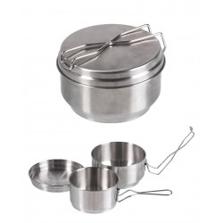 Набор посуды 3 предмета Steel | Mil-tec