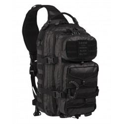 Рюкзак однолямочный Assault Pack 25L Tactical Black | Mil-Tec