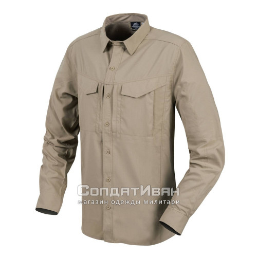 Рубашка Defender Mk2 Tropical Shirt Silver Mink | Helikon-Tex фото 1