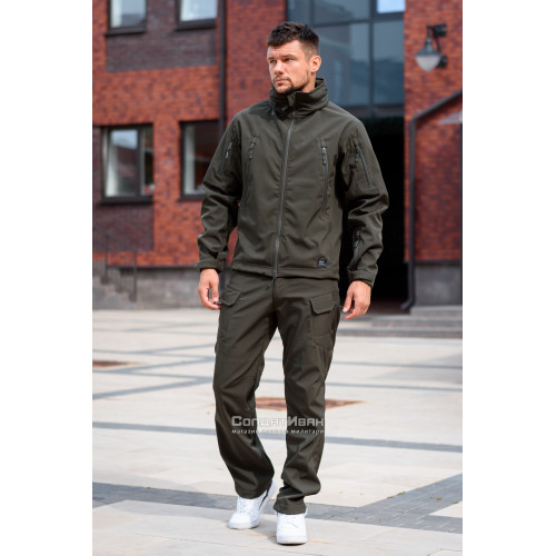 КОСТЮМ URBAN SOFTSHELL Olive | ARMY STROLL фото 1