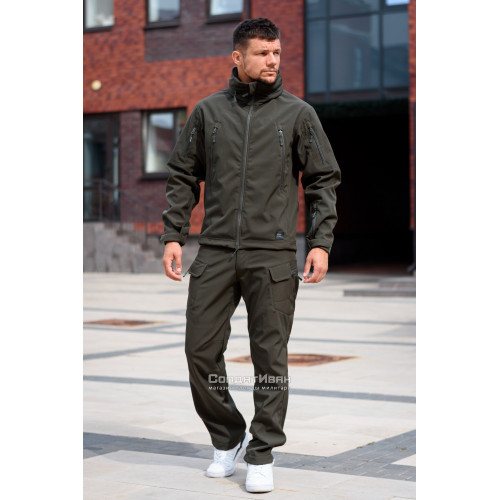 КОСТЮМ URBAN SOFTSHELL Olive | ARMY STROLL фото 2