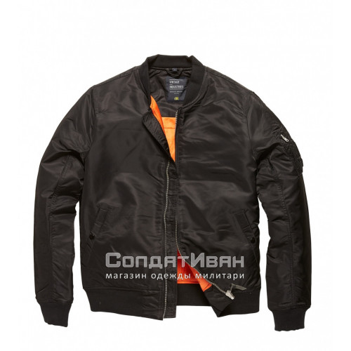 Куртка Бомбер Westford MA1 2081 Black | Vintage Industries фото 12
