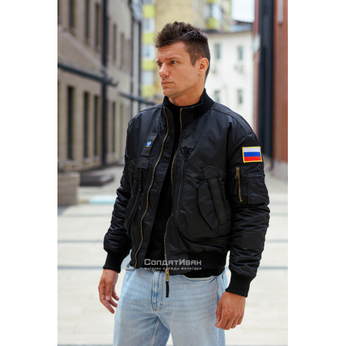 Куртка Pilot Warm Black | ARMY STROLL фото 7