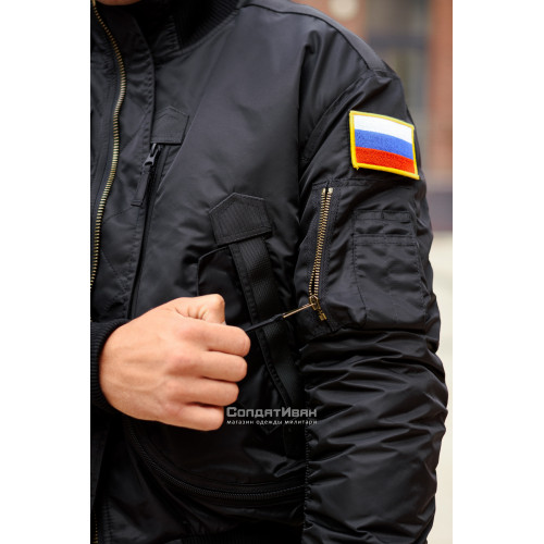 Куртка Pilot Warm Black | ARMY STROLL фото 10
