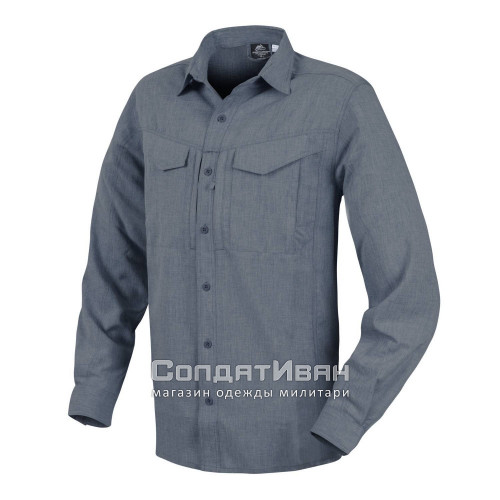 Рубашка Defender Mk2 Gentleman Shirt Melange Blue | Helikon-Tex фото 1