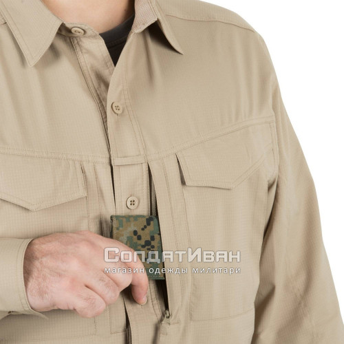 Рубашка Defender Mk2 Tropical Shirt Dark Olive | Helikon-Tex фото 4