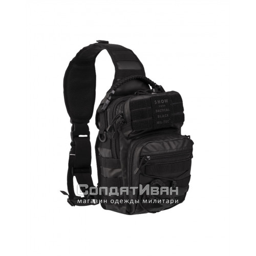 Рюкзак однолямочный Assault Pack 10L Tactical Black | Mil-Tec фото 1