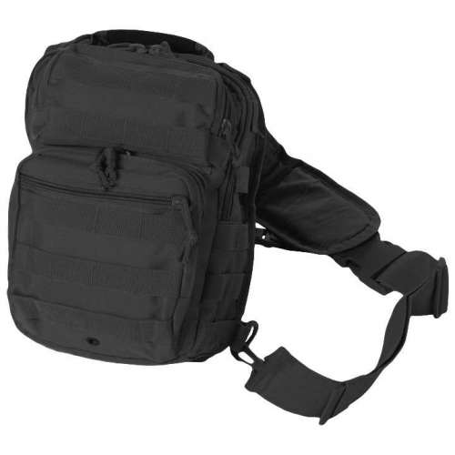 Рюкзак однолямочный Assault Pack SM Black | Mil-Tec фото 2