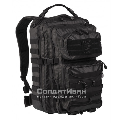 Рюкзак US ASSAULT PACK 25L TACTICAL BLACK | Mil-tec фото 1