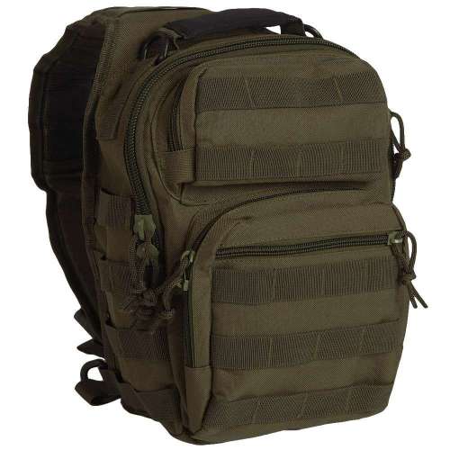 Рюкзак однолямочный Assault Pack SM Olive | Mil-Tec фото 1